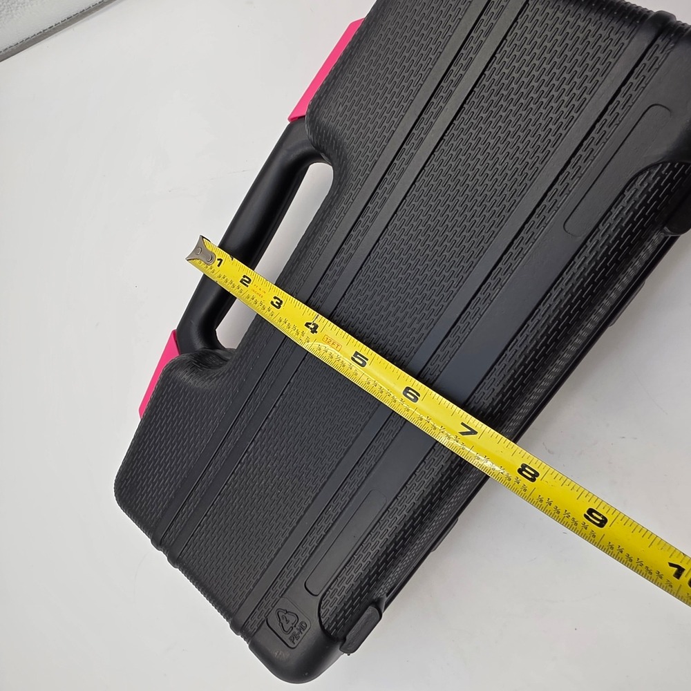 Pink and Black 39 Piece Home Tool Kit with Carrying Case DIY Household Set L4 - Picture 5 of 16